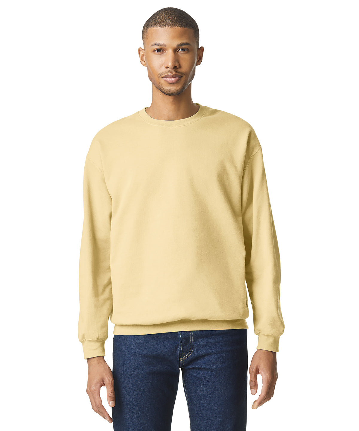 Softstyle midweight fleece adult crew neck