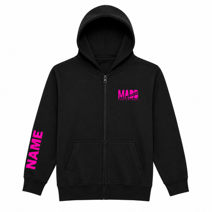 Pink MADD Kids Dance Zip Hoody