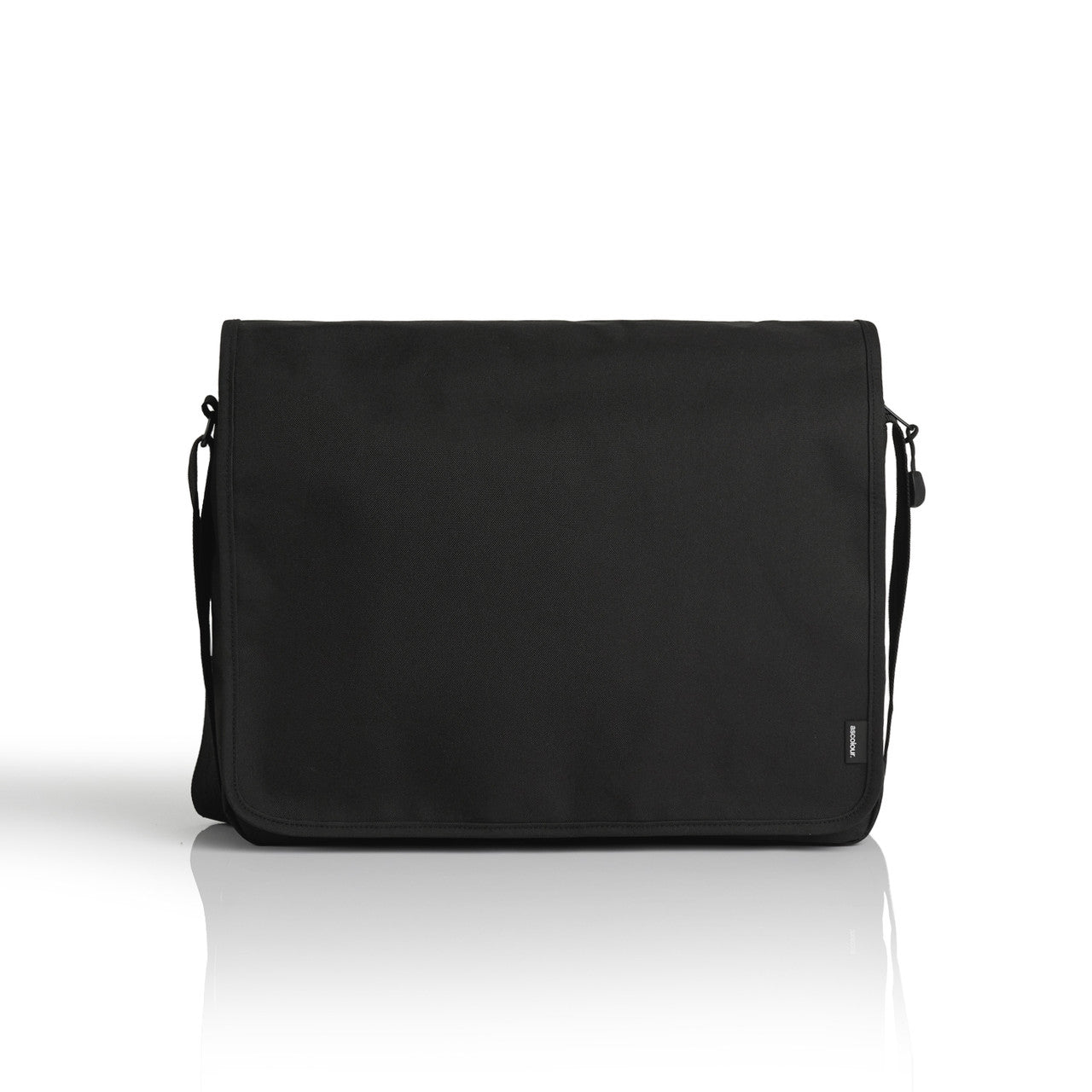 RECYCLED MESSENGER BAG - Black