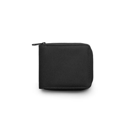 RECYCLED ZIP WALLET - Black