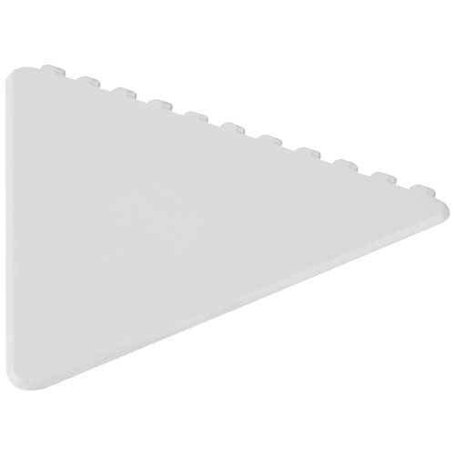 Frosty triangular recycled plastic ice scraper