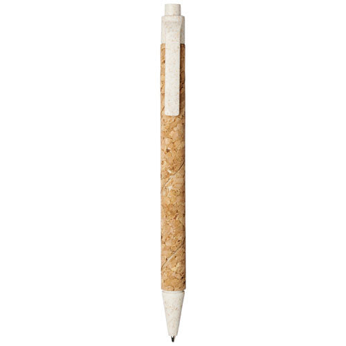 Midar cork and wheat straw ballpoint pen (black ink)