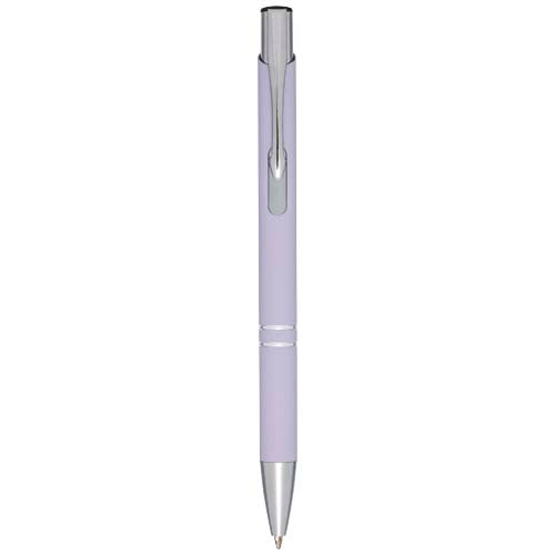 Moneta soft touch ballpoint pen (black ink)
