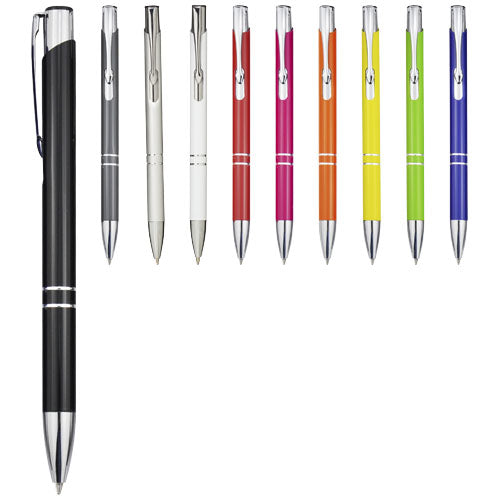 Moneta aluminium click ballpoint pen (black ink)