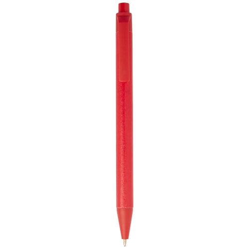 Chartik monochromatic recycled paper ballpoint pen with matte finish (black ink)