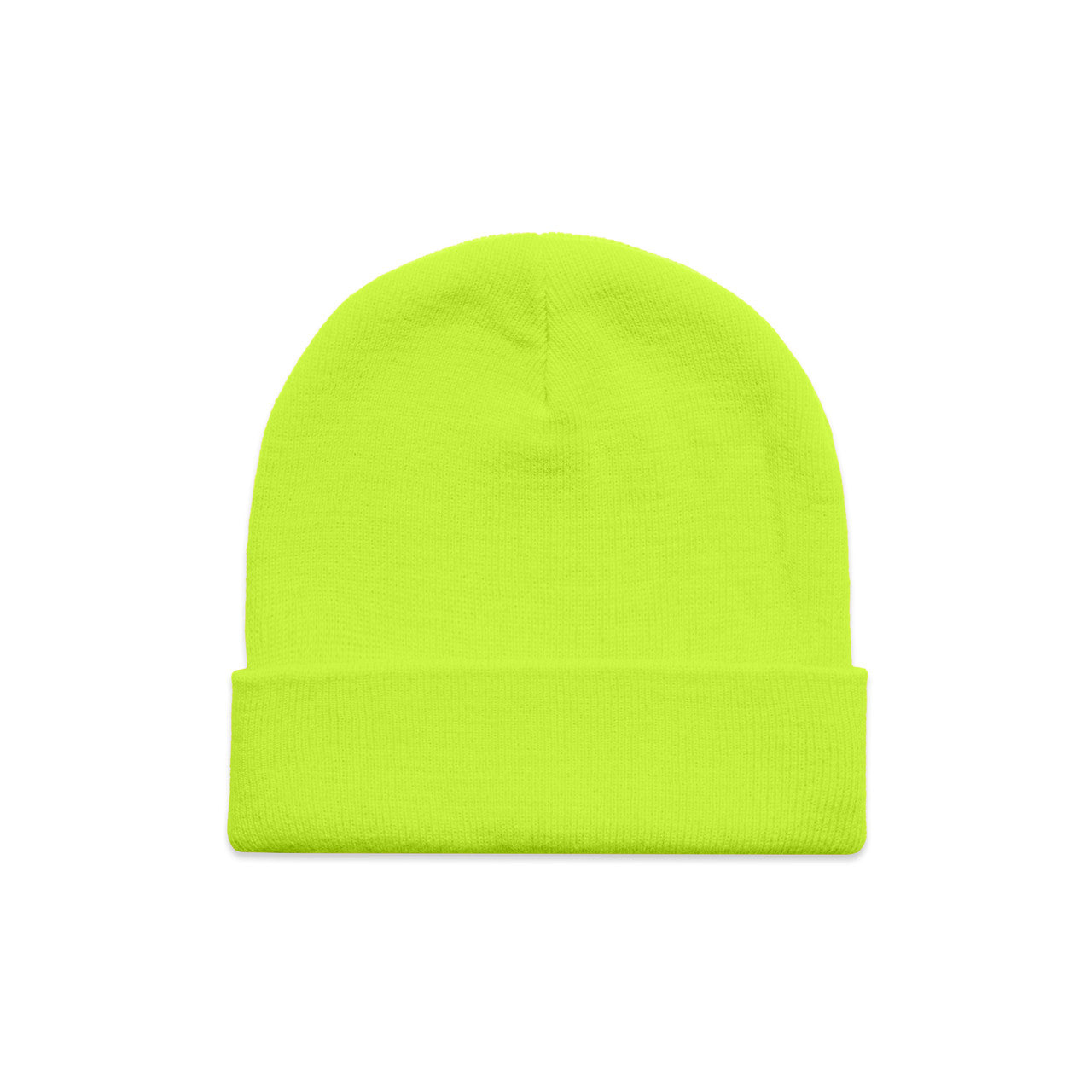CUFF SAFETY BEANIE - Safety Yellow