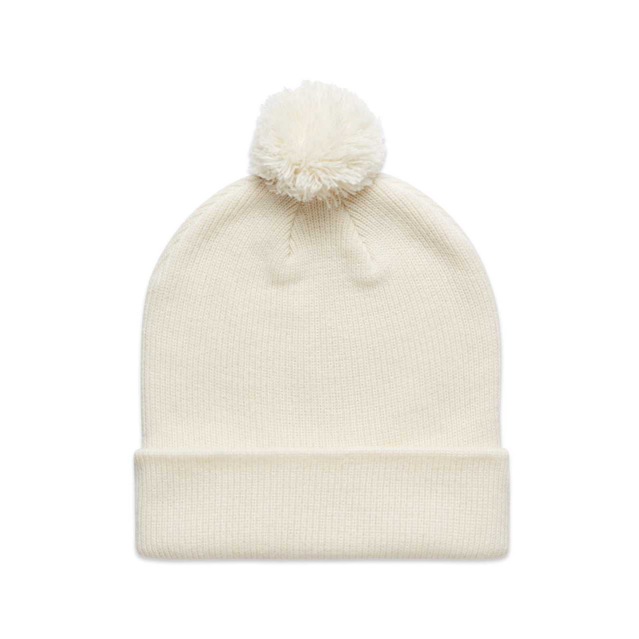 POM POM BEANIE - Ecru