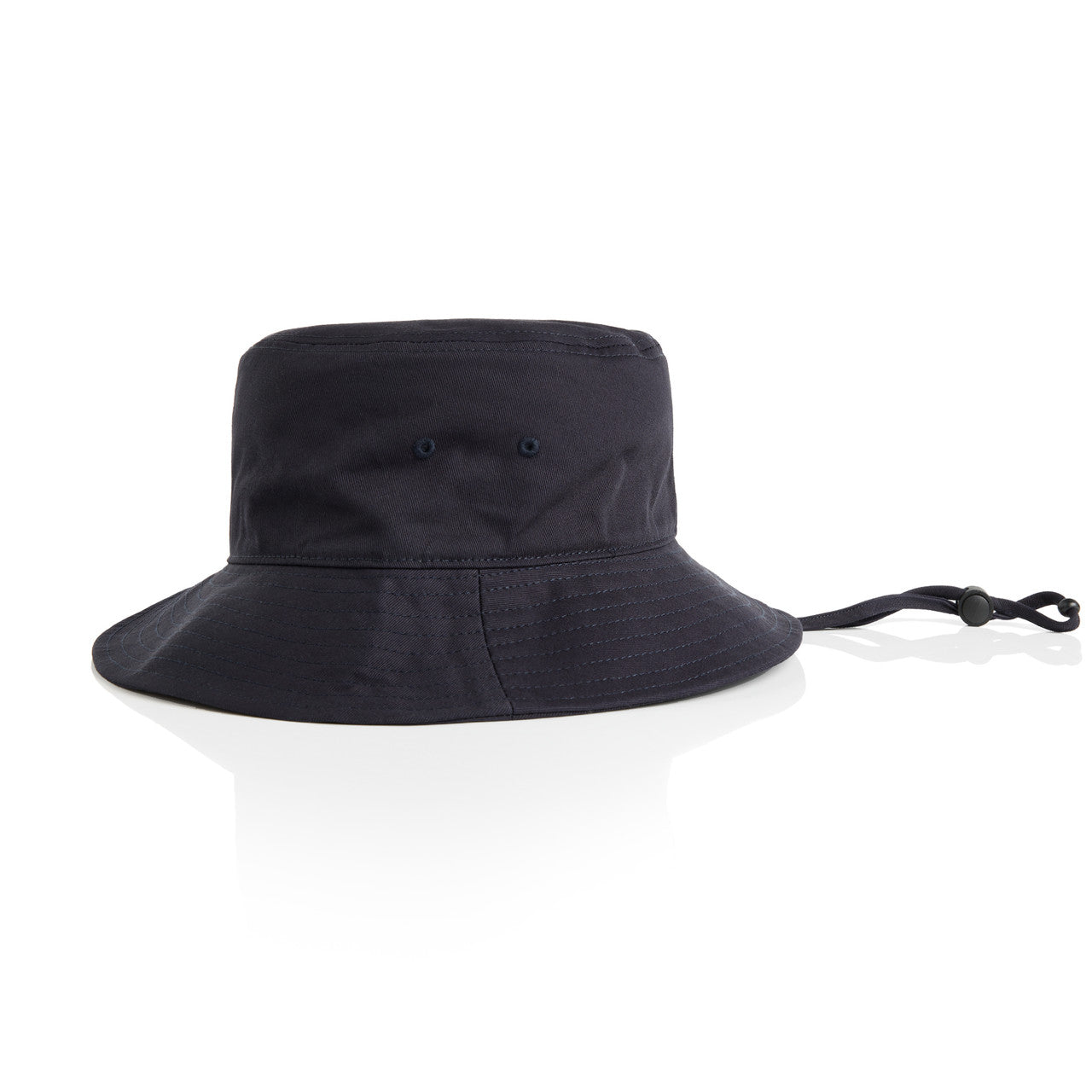 WIDE BRIM BUCKET HAT - Navy