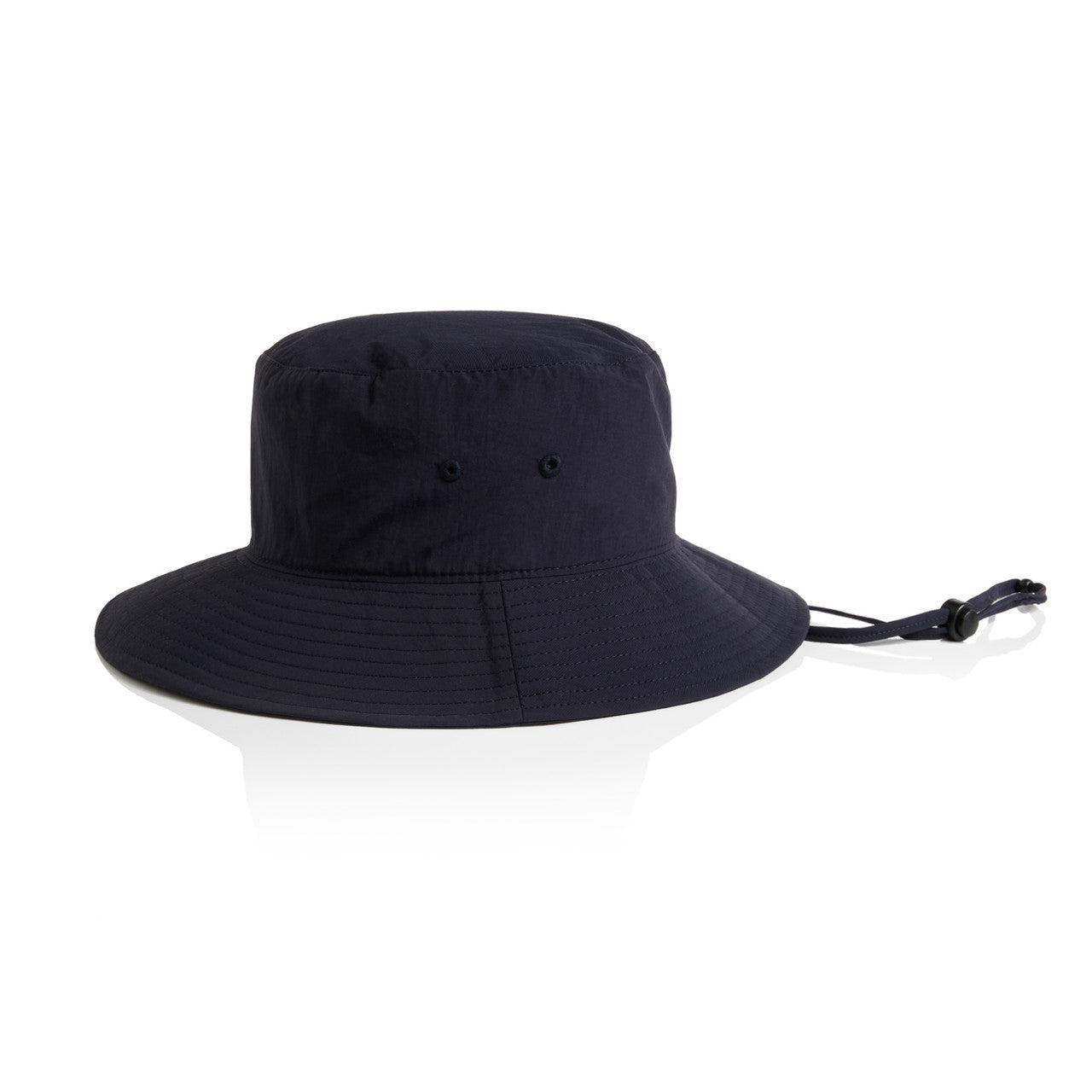 NYLON WIDE BRIM BUCKET HAT - Navy