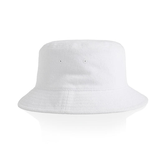 TERRY BUCKET HAT - White