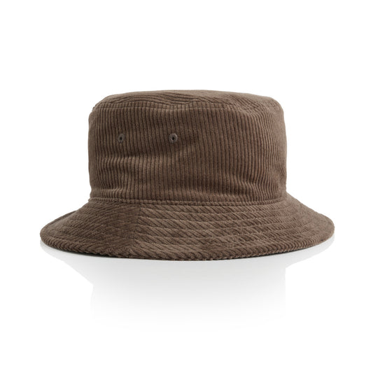 CORD BUCKET HAT - Walnut