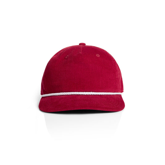 CLASS CORD ROPE CAP - Cardinal/White