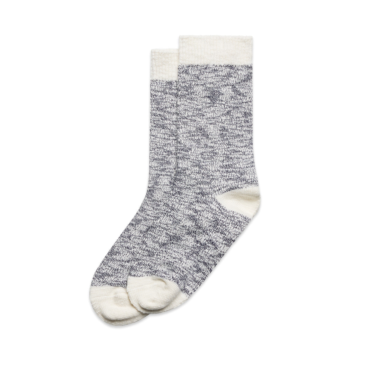 SLUB SOCKS - Midnight/Natural