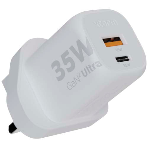 Xtorm XEC035G GaN² Ultra 35W wall charger - UK plug