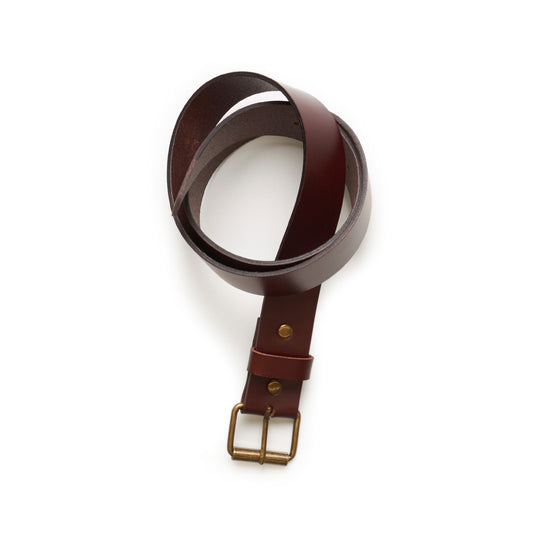 LEATHER BELT - Brown
