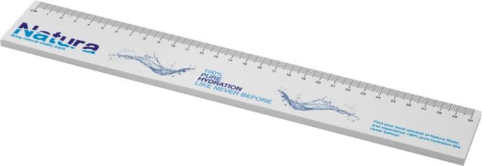 Sticky-Mate® recycled sticky notes with printed 30 cm ruler (50 sheets)