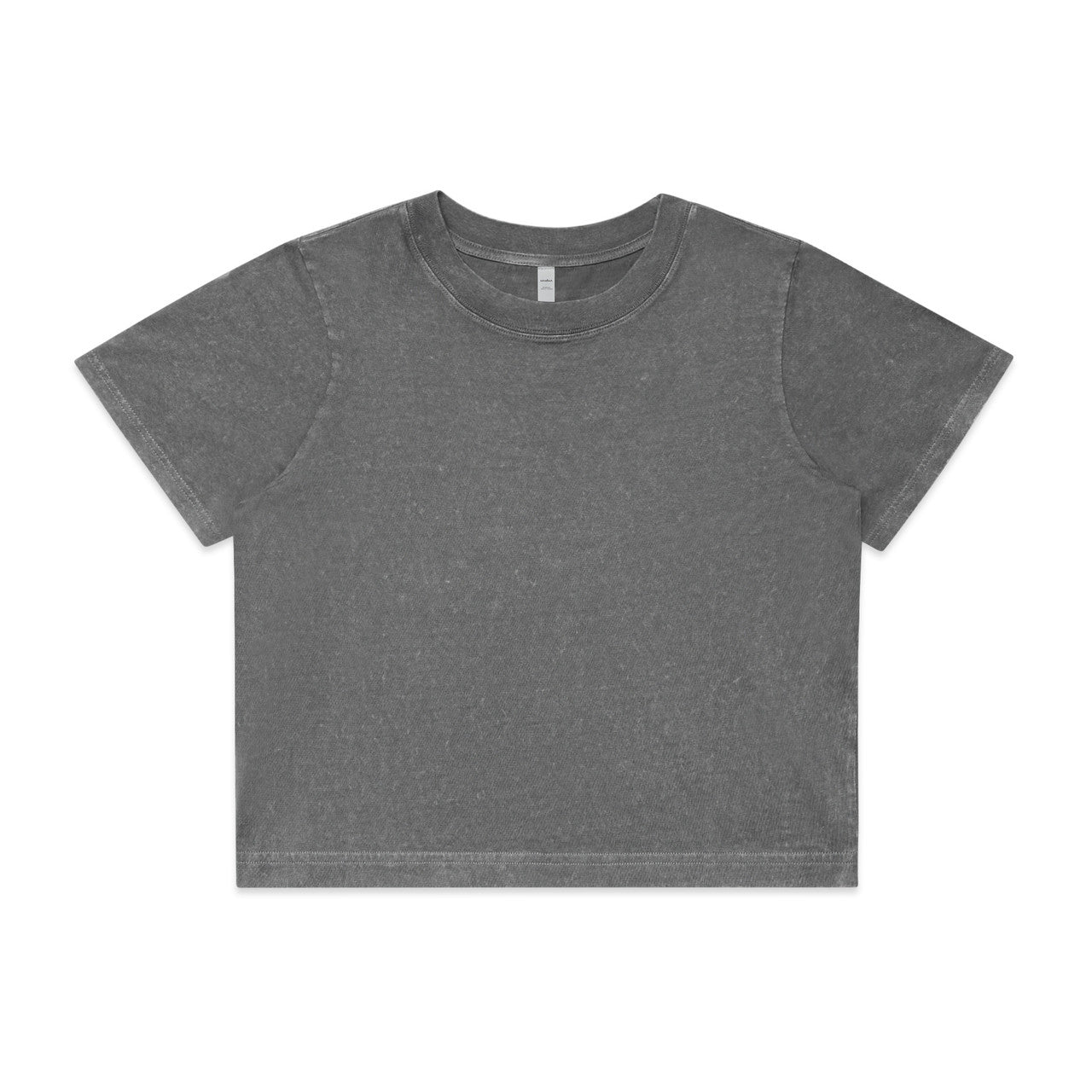 WOS STONE WASH HEAVY CROP - Coal Stone