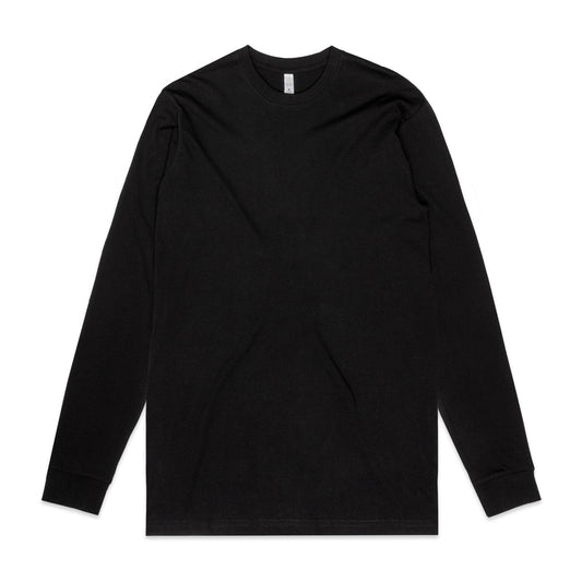 STAPLE ORGANIC LS TEE - Black