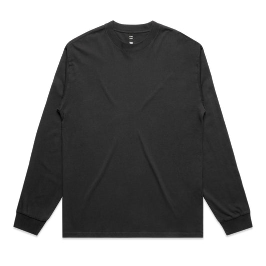 HEAVY FADED LS TEE - Faded Black