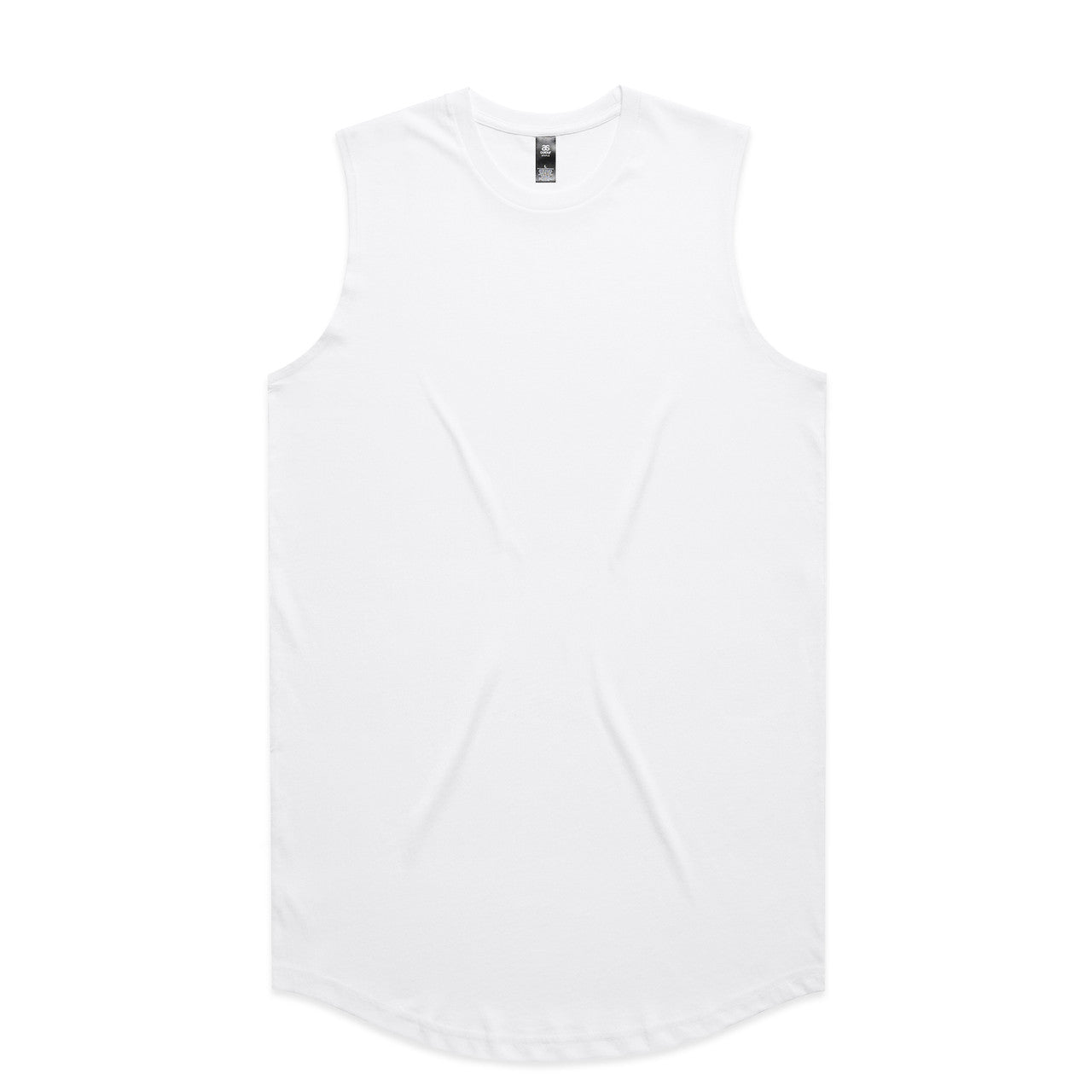 STAPLE CURVE TANK - White