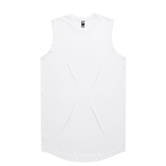 STAPLE CURVE TANK - White