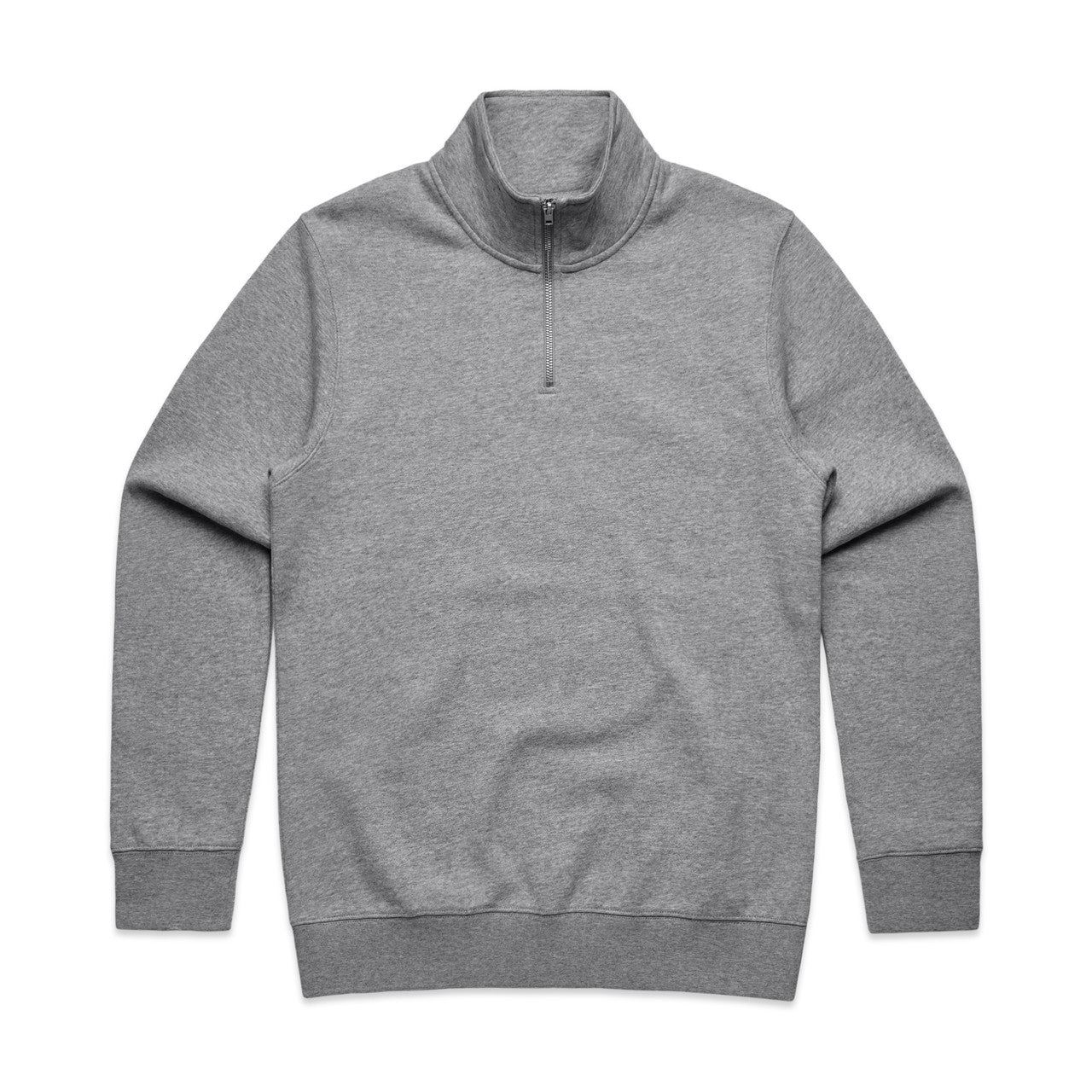 HALF ZIP CREW - Athletic Heather