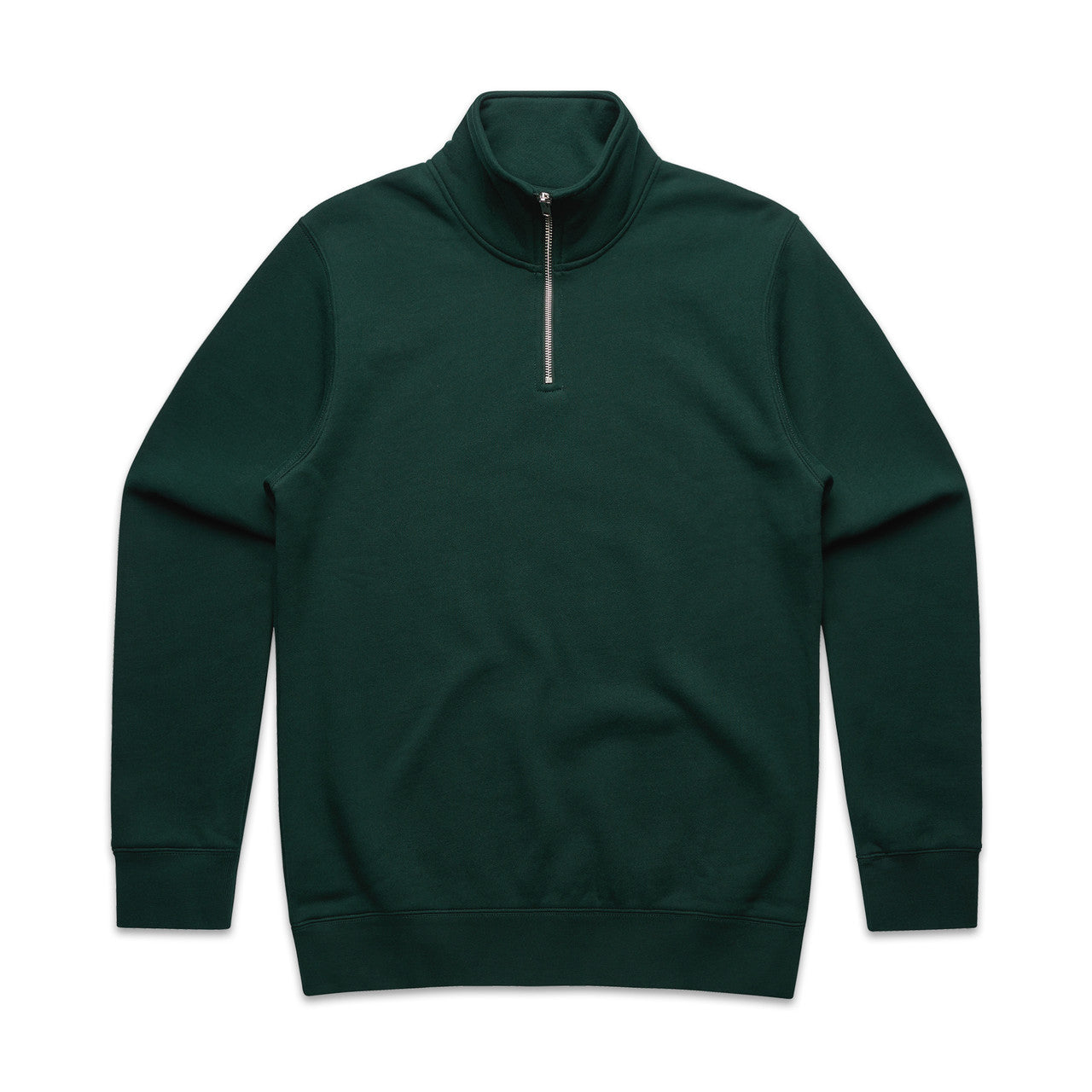 HALF ZIP CREW - Pine Green