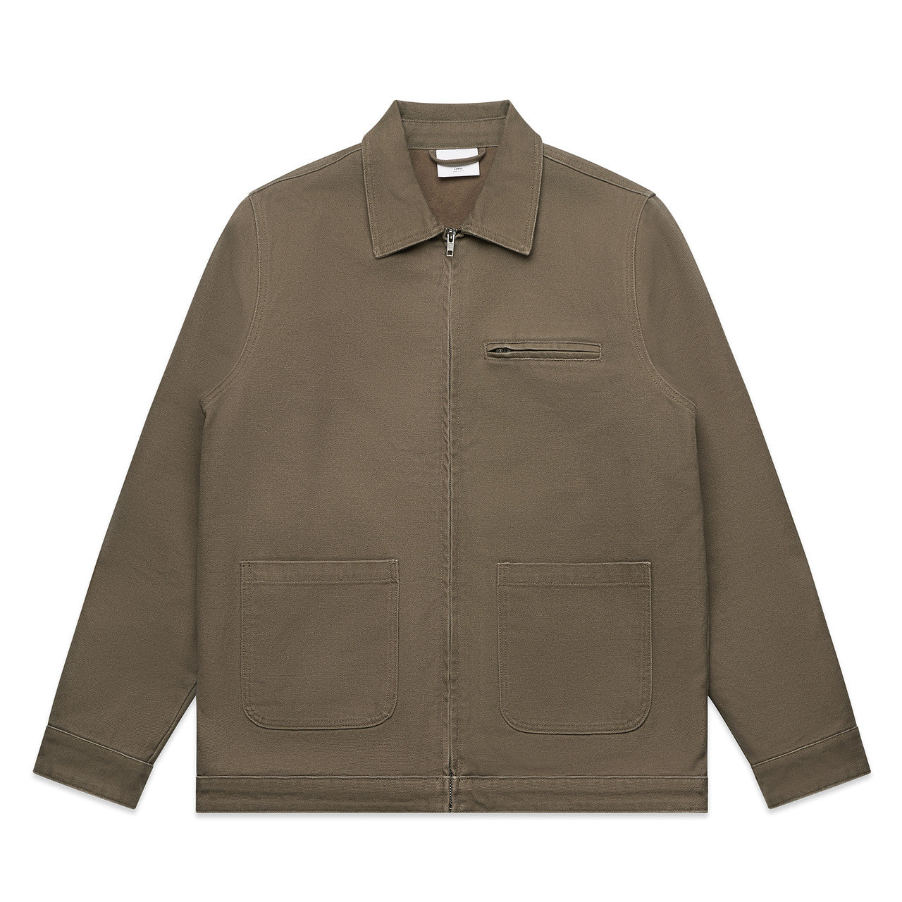 CANVAS HEAVY JACKET - Walnut