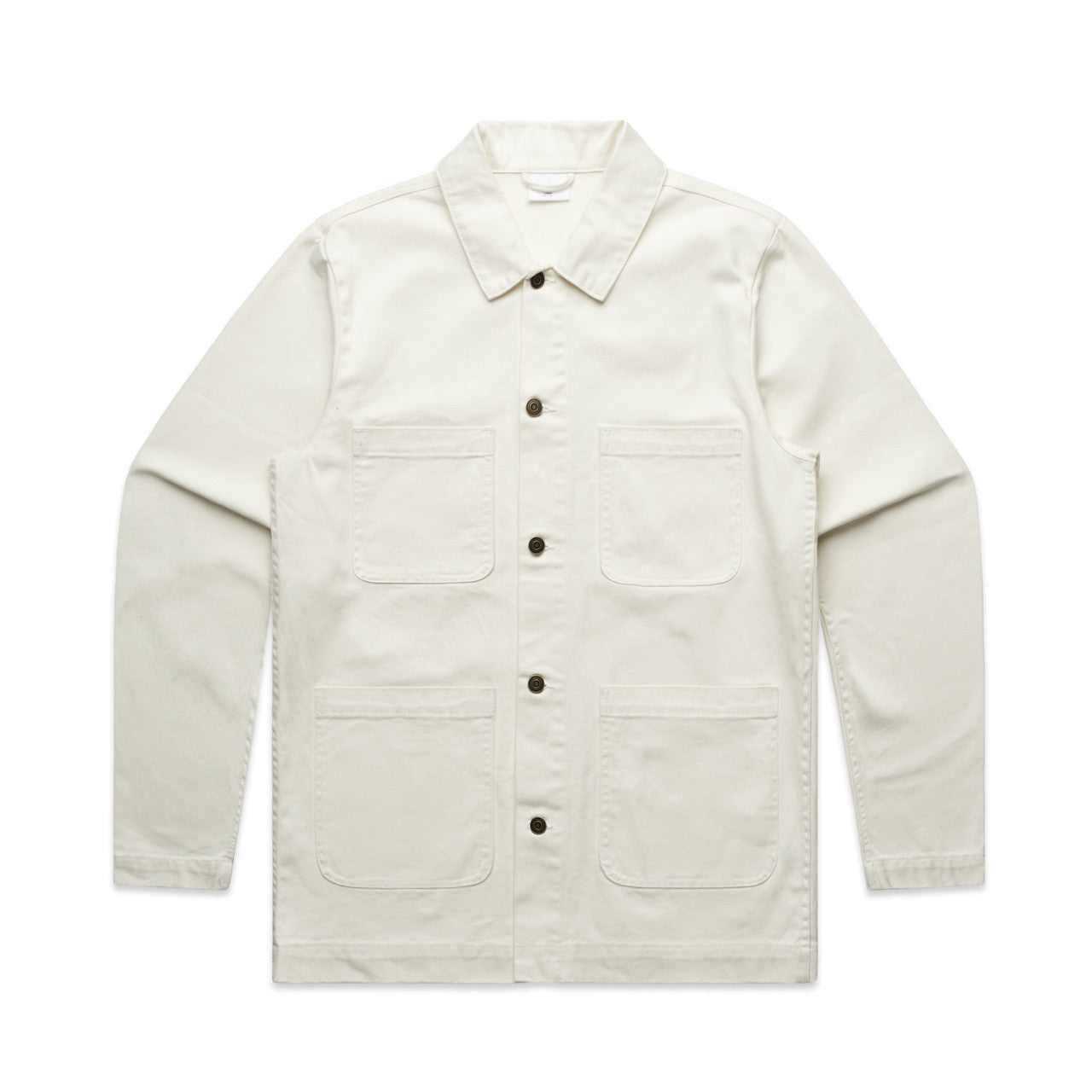 DENIM CHORE JACKET - Ecru