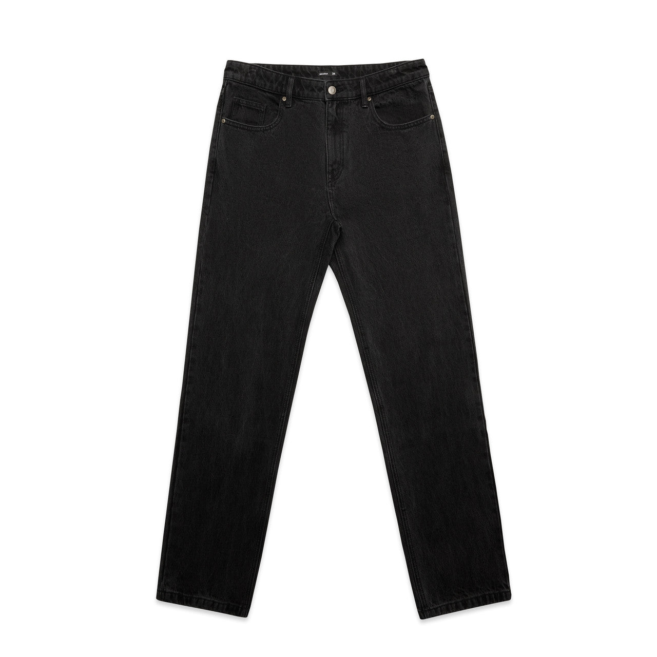 STRAIGHT JEAN - Washed Black