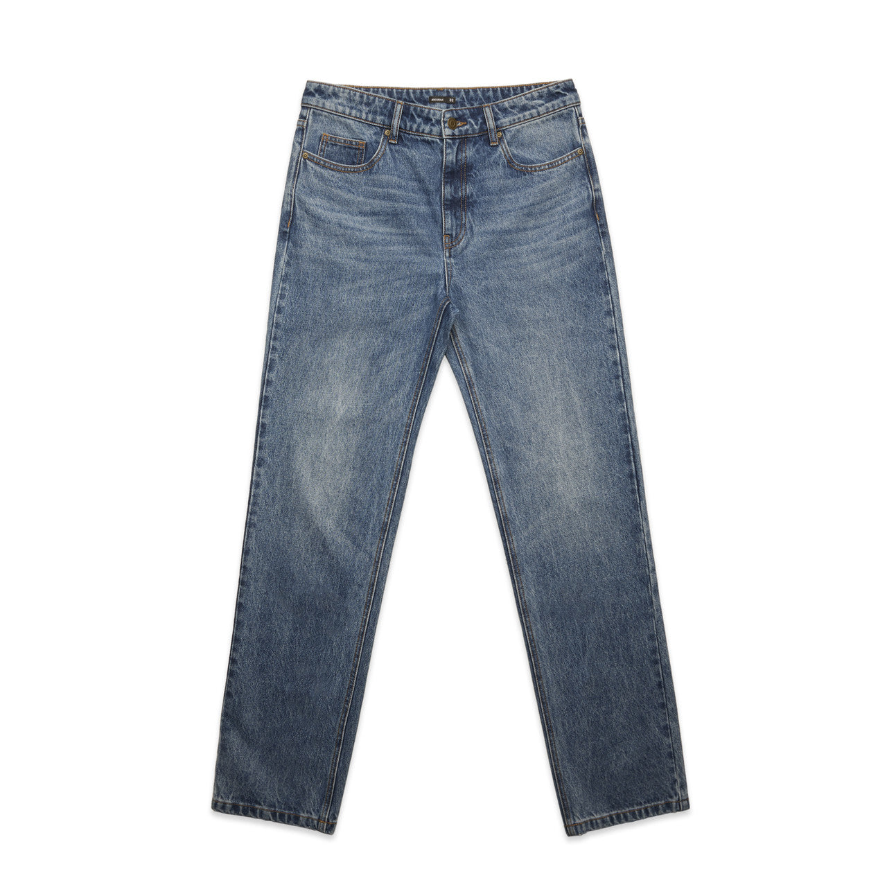 STRAIGHT JEAN - Washed Blue