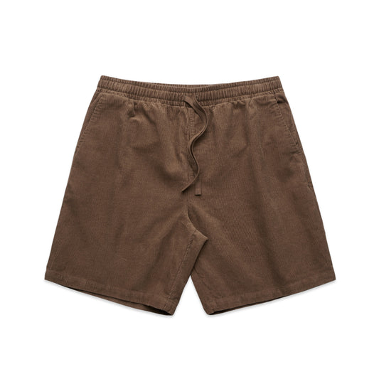 CORD SHORTS - Walnut