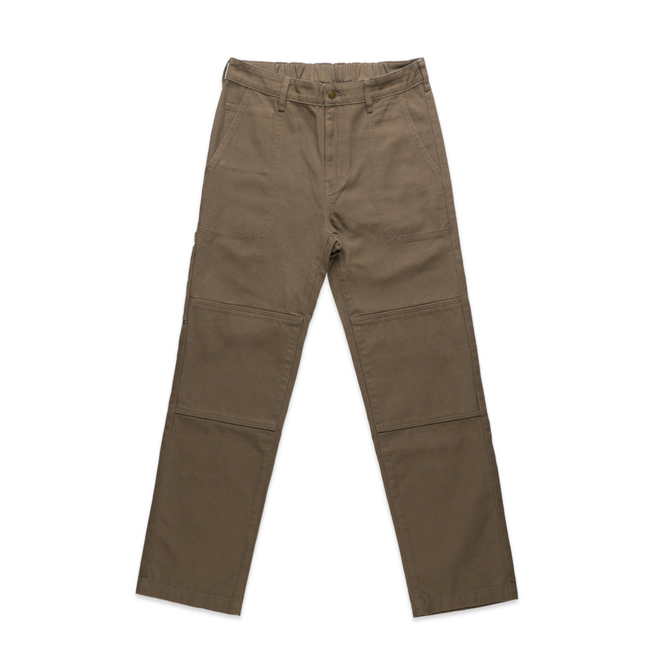 CANVAS TROUSERS - Walnut