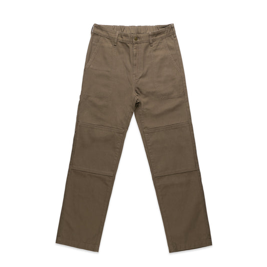 CANVAS TROUSERS - Walnut