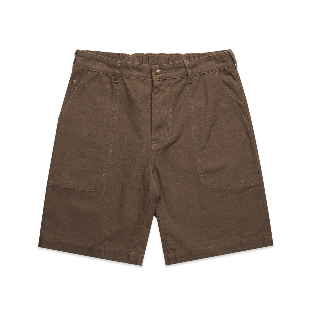 CANVAS SHORTS - Walnut