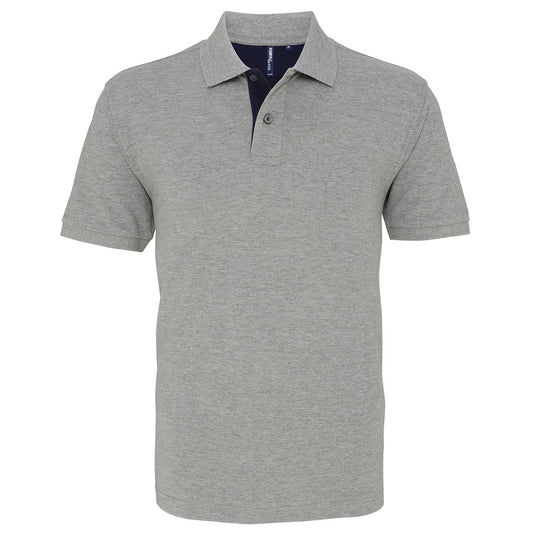Men's classic fit contrast polo
