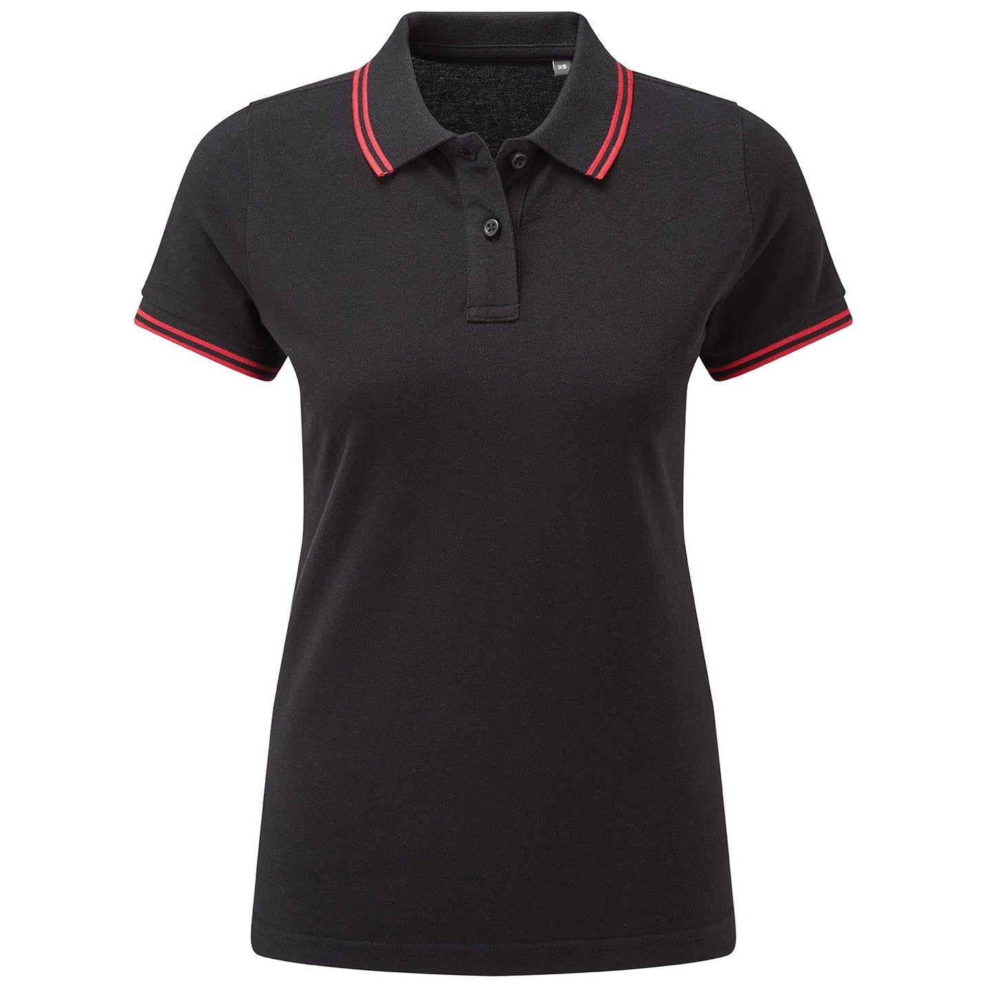Women's classic fit tipped polo