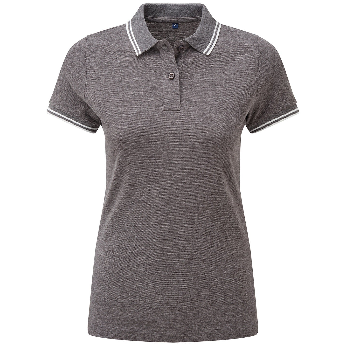 Women's classic fit tipped polo