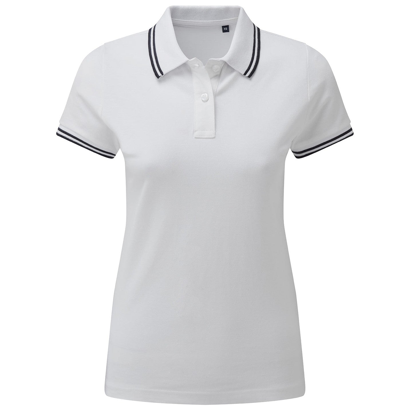 Women's classic fit tipped polo