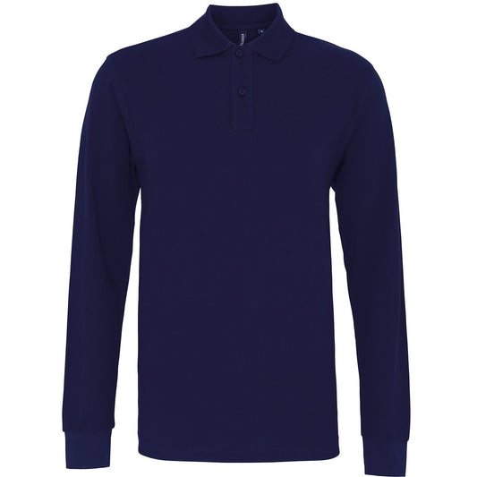 Men's classic fit long sleeved polo