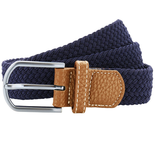 Braid stretch belt