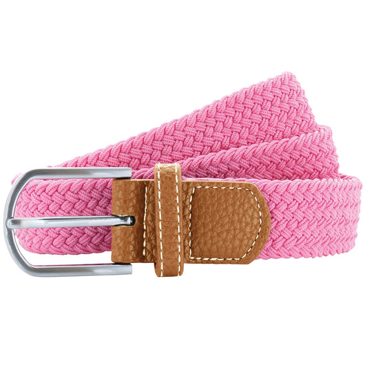 Braid stretch belt