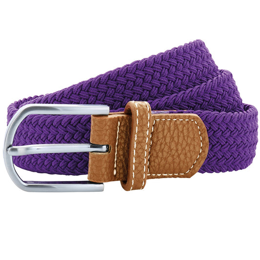 Braid stretch belt