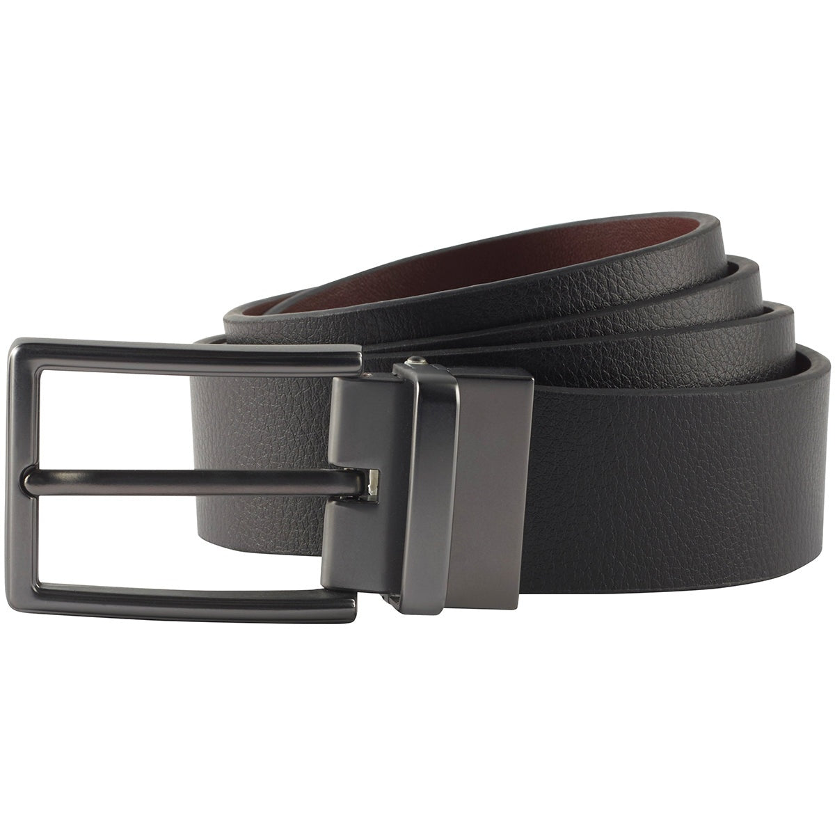 Men's two-way leather belt