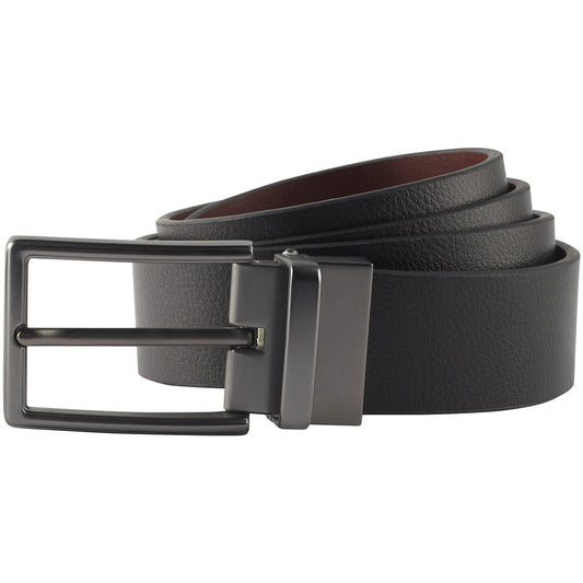 Men's two-way leather belt