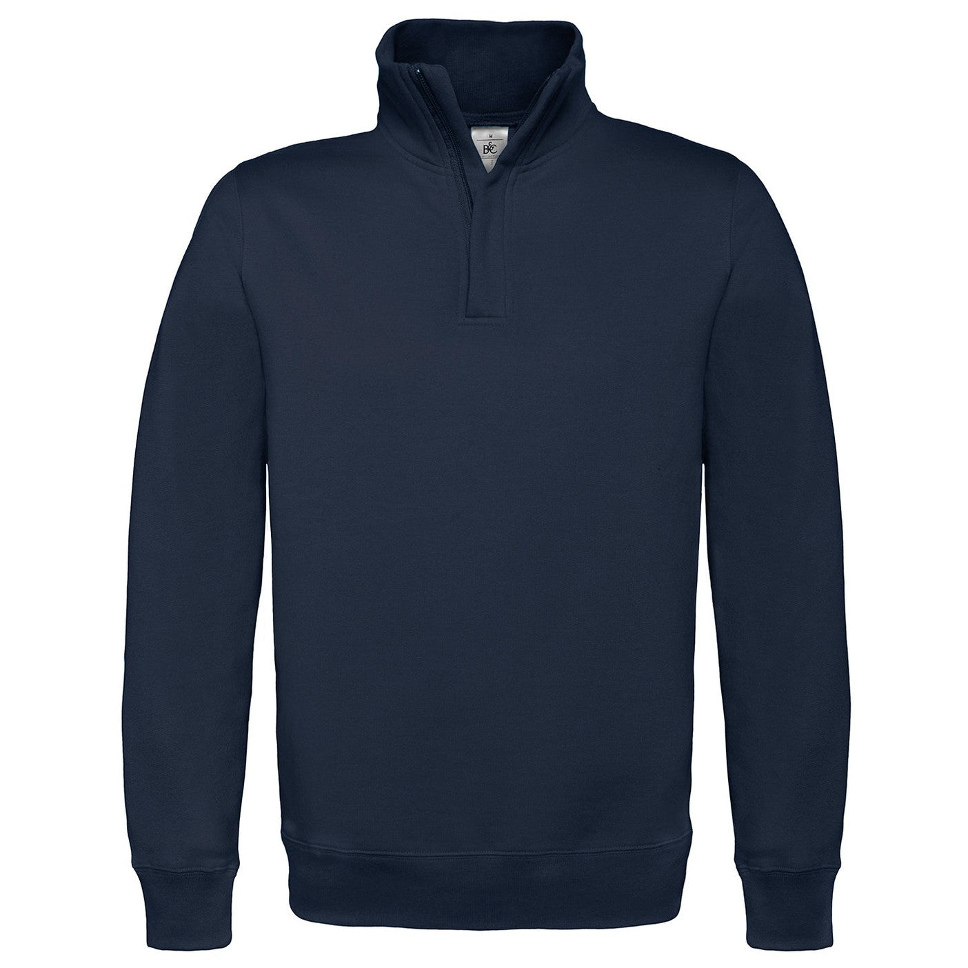 B&C ID.004 ¼ zip sweatshirt