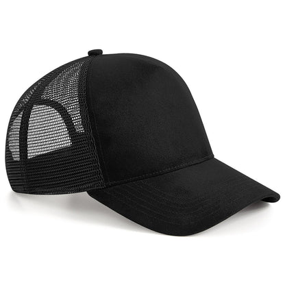 Suede snapback trucker