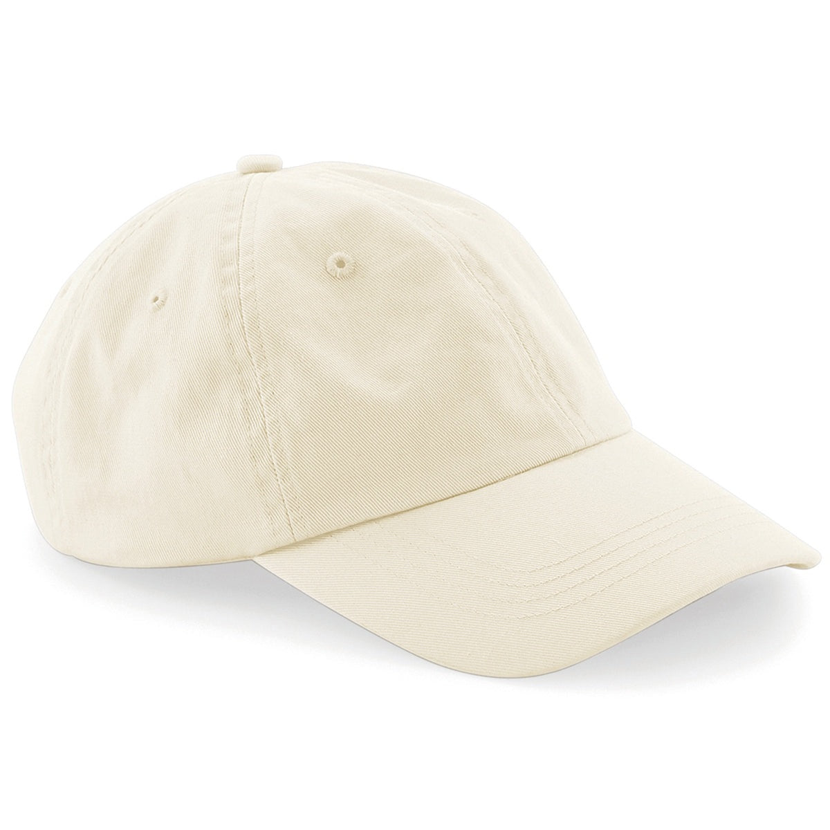 Low-profile 6-panel dad cap
