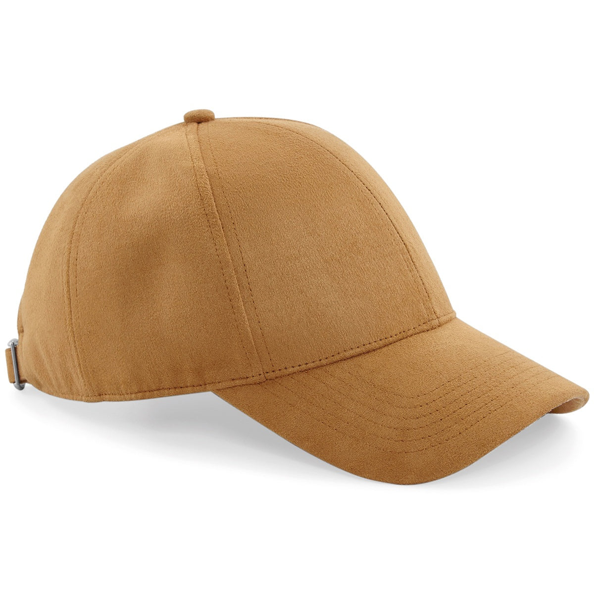 Faux suede 6-panel cap