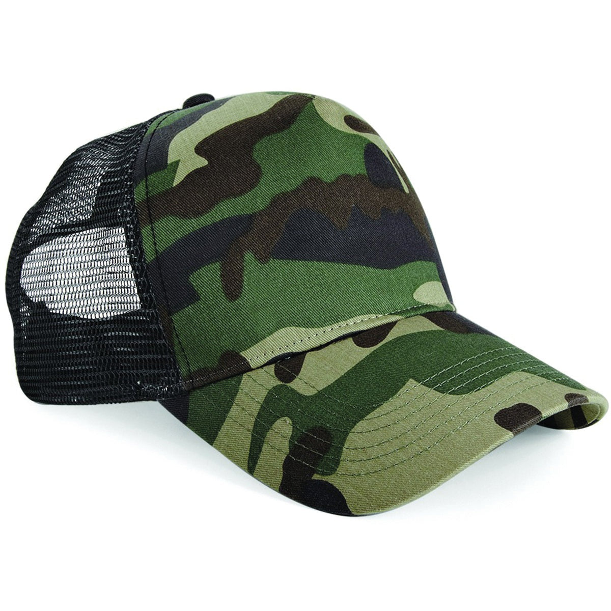 Camo snapback trucker
